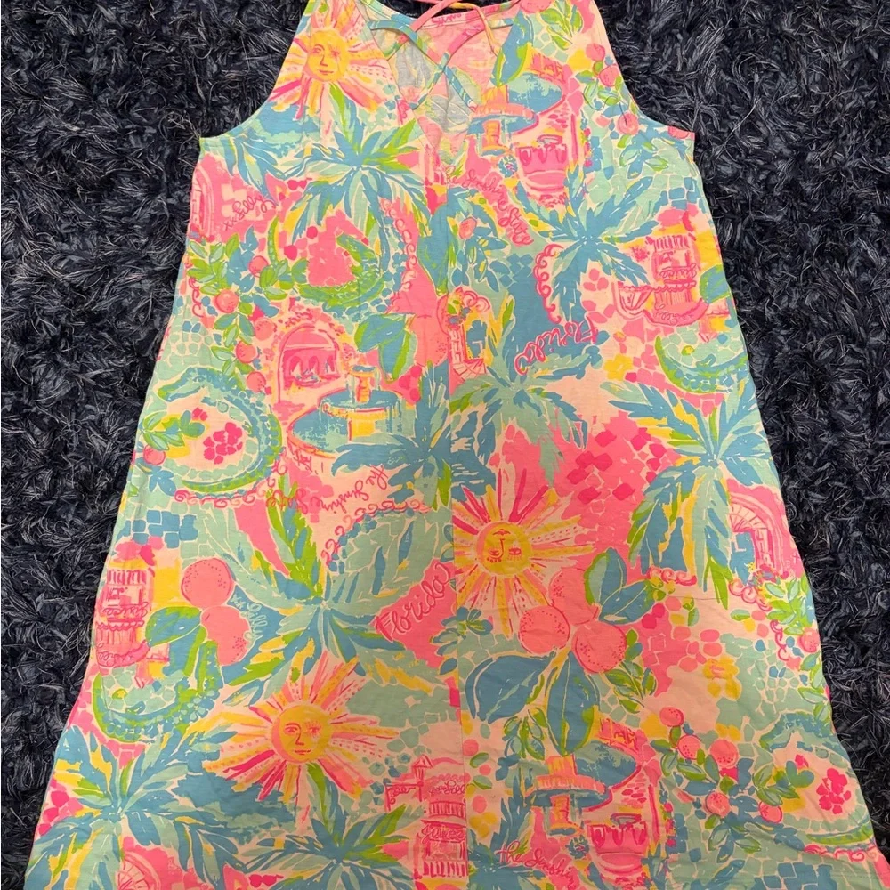 Lilly Pulitzer Kristen Dress in Sunshine State of Mind NWT - Picture 2 of 5